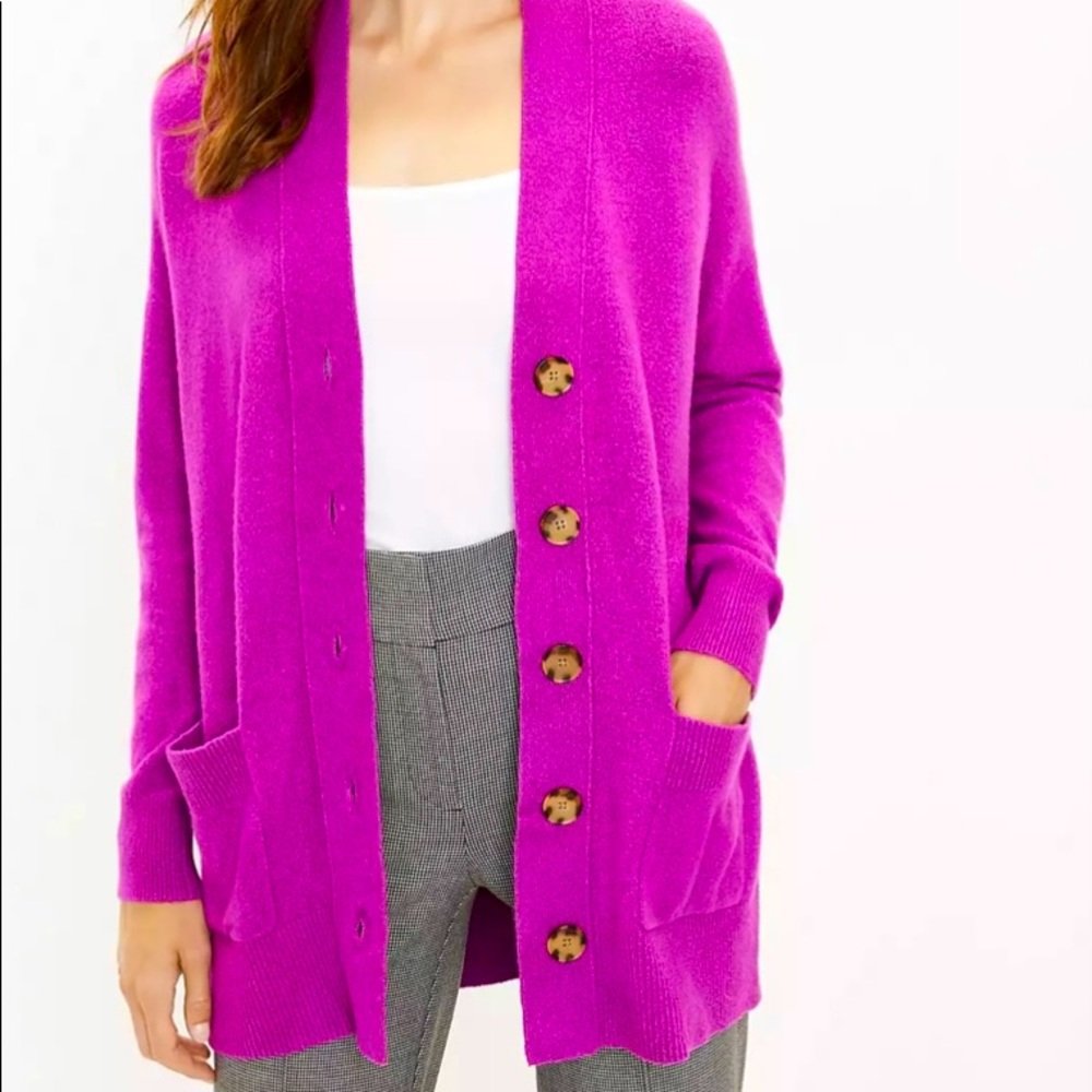 Loft relaxed fit cardigan